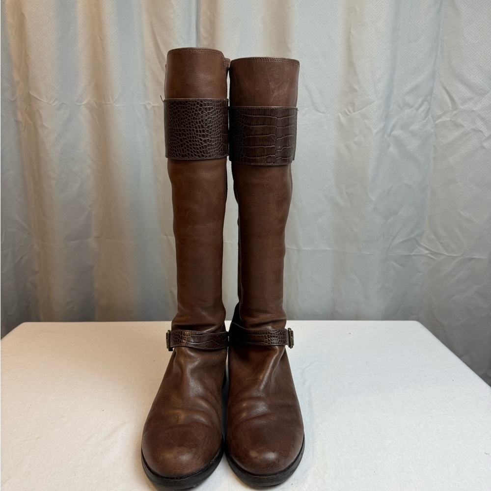 Brown Tenley Buckle Boots